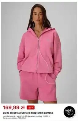4F Bluza dresowa oversize z kapturem damska 4F oferta
