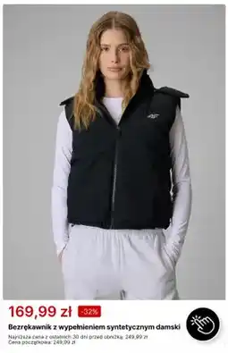 4F Bezrękawnik z wypełnieniem syntetycznym damski 4F oferta