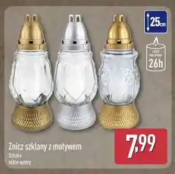 ALDI Znicz szklany z motywem oferta