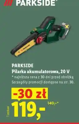 Lidl PARKSIDE Pilarka akumulatorowa, 20 V oferta