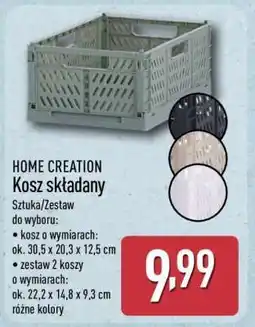 ALDI HOME CREATION Kosz składany oferta