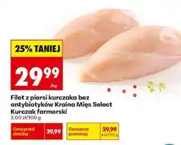 Biedronka Filet z piersi kurczaka bez antybiotyków Kraina Mięs Select Kurczak farmerski oferta