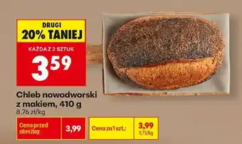 Biedronka Chleb nowodworski z makiem, 410 g oferta