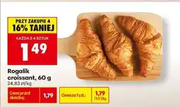 Biedronka Rogalik croissant 60 g oferta