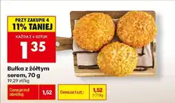 Biedronka bułka z żółtym serem , 70 g oferta