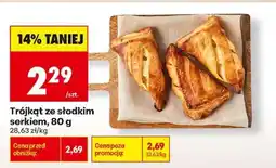 Biedronka Trójkąt ze słodkim serkiem, 80 g oferta