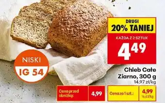 Biedronka Chleb cale ziarno 300 g oferta