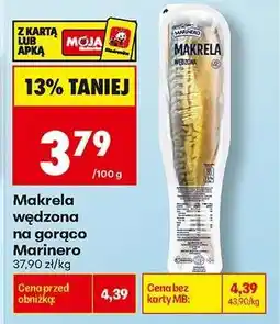Biedronka Makrela wędzona na gorąco Marinero oferta