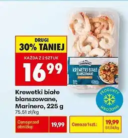 Biedronka Krewetki białe blanszowane Marinero , 225 g oferta
