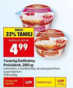 Biedronka Twaróg Delikatny Président, 280 g oferta