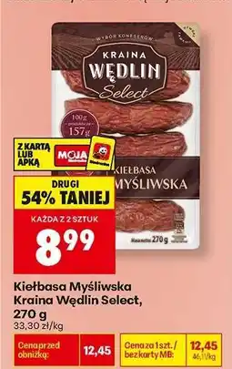 Biedronka Kiełbasa Myśliwska Kraina Wędlin Select, 270 g oferta