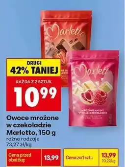 Biedronka Owoce mrożone w czekoladzie Marletto, 150 g oferta