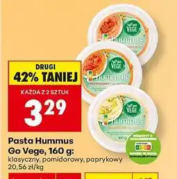 Biedronka Pasta Hummus Go Vege, 160 g oferta