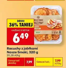 Biedronka Racuchy z jabłkami Nasze Smaki, 320 g oferta