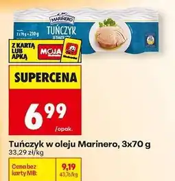 Biedronka Tuńczyk w oleju Marinero, 3x70 g oferta