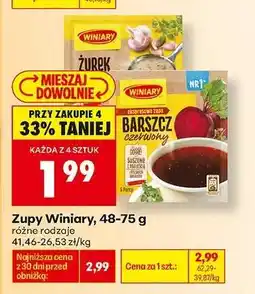 Biedronka Zupy Winiary, 48-75 g oferta