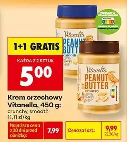 Biedronka Krem orzechowy Vitanella, 450 g oferta