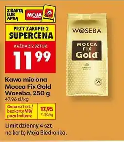 Biedronka Mocca Fix Gold Woseba, 250 g oferta