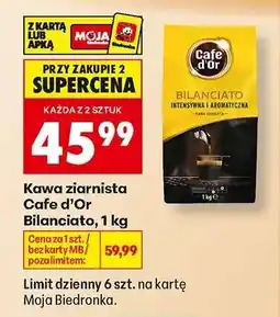 Biedronka Kawa ziarnista Cafe d'Or Bilanciato , 1 kg oferta