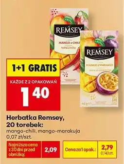 Biedronka Herbatka Remsey, 20 torebek oferta