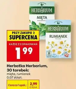 Biedronka Herbatka Herbarium, 30 torebek oferta