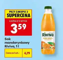 Biedronka Sok mandarynkowy Riviva , 1l oferta