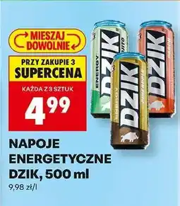 Biedronka Napoje energetyczne Dzik, 500 ml oferta