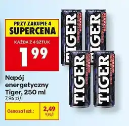 Biedronka Napój energetyczny Tiger 250 ml oferta