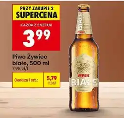 Biedronka Piwo Żywiec białe 500 ml oferta