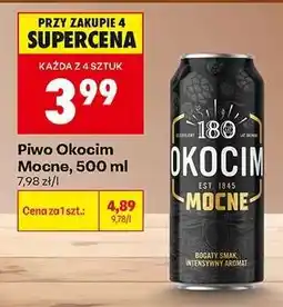Biedronka Piwo Okocim Mocne, 500 ml oferta