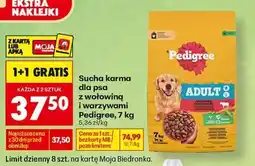 Biedronka Sucha karma dla psa z wołowiną i warzywami Pedigree, 7 kg oferta