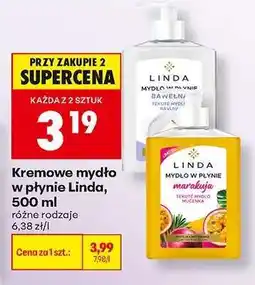 Biedronka Kremowe mydło w płynie Linda, 500 ml oferta