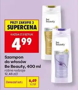 Biedronka Szampon do włosów Be Beauty, 400 ml oferta