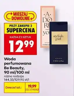 Biedronka Woda perfumowana Be Beauty, 90 ml/100 ml oferta