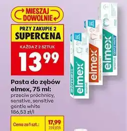 Biedronka pasta do zębów Elmex 75 ml oferta