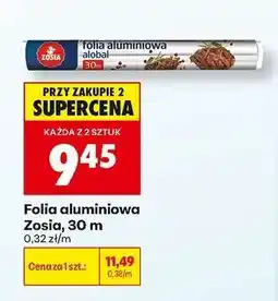 Biedronka Folia aluminiowa Zosia, 30 m oferta