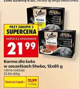 Biedronka Karma dla kota w saszetkach Sheba, 12x85 g oferta