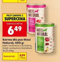 Biedronka Karma dla psa Maxi Natural, 400 g oferta