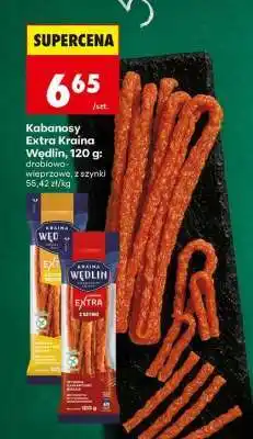 Biedronka Kabanosy Extra Kraina Wędlin, 120 g oferta