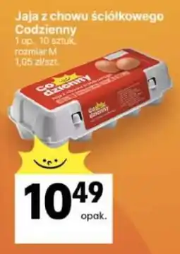Delikatesy Centrum Jaja z chowu ściółkowego Codzienny oferta
