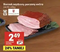 Delikatesy Centrum Boczek wędzony parzony extra oferta