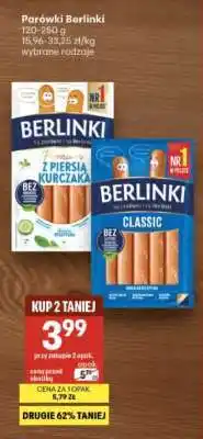 Delikatesy Centrum Parówki BERLINKI oferta