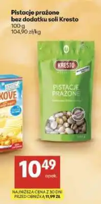 Delikatesy Centrum Pistacje prażone bez dodatku soli Kresto oferta