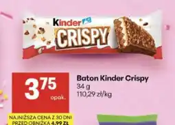 Delikatesy Centrum Baton Kinder Crispy oferta