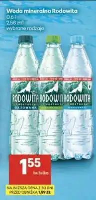 Delikatesy Centrum Woda mineralna RODOWITA oferta