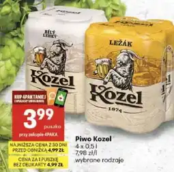 Delikatesy Centrum Piwo** KOZEL oferta