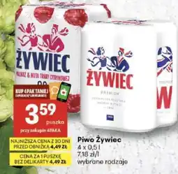 Delikatesy Centrum Piwo Żywiec oferta