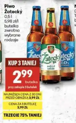 Delikatesy Centrum Piwo ŽATECKÝ oferta