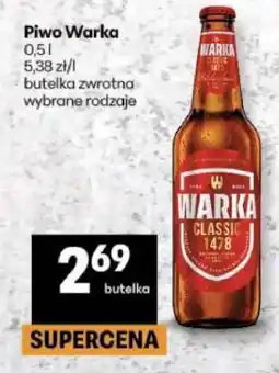 Delikatesy Centrum Piwo Warka oferta