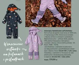 Dziecięcy kombinezon softshellowy Tchibo